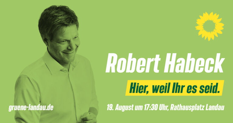 Robert Habeck kommt in die Südpfalz