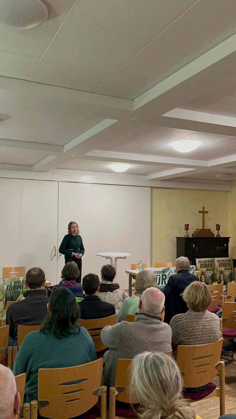 Auf große Resonanz stieß der Informationsabend von Bündnis 90/Die Grünen zur Zukunft der Gesundheitsversorgung im Gemeindehaus in Weingarten